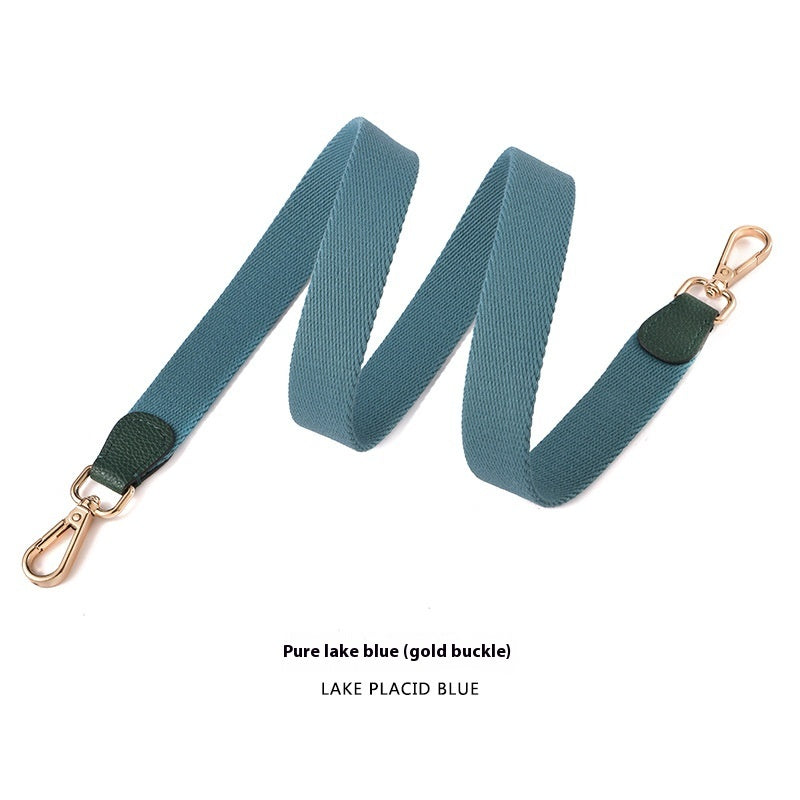 Canvas Broadband Solid Color Backpack Shoulder Strap Canvas Broadband Solid Color Backpack Shoulder Strap